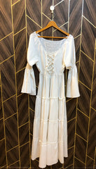 Western Long Maxi Silk Medium | Size | Chest 19 | Length 56