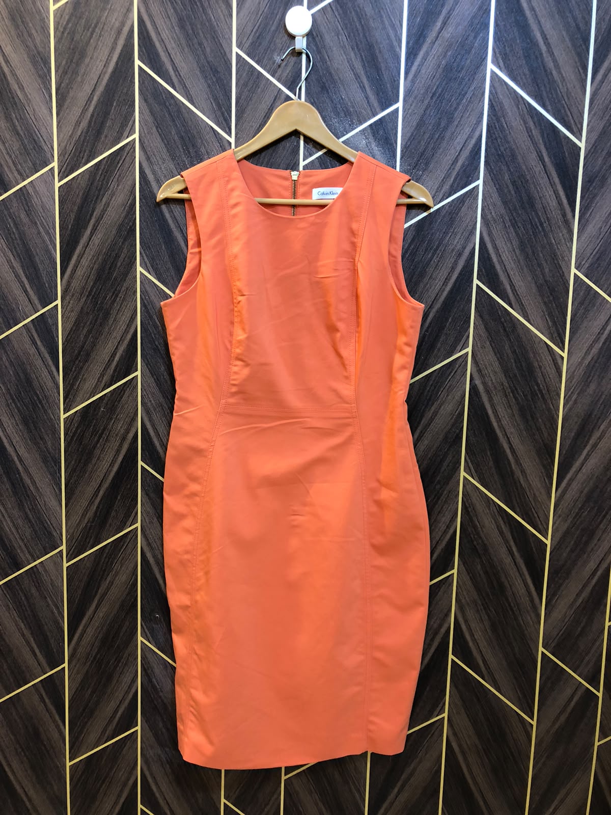 Mini Dress straight fitted dress fabric Medium Size Chest 19 Length 39
