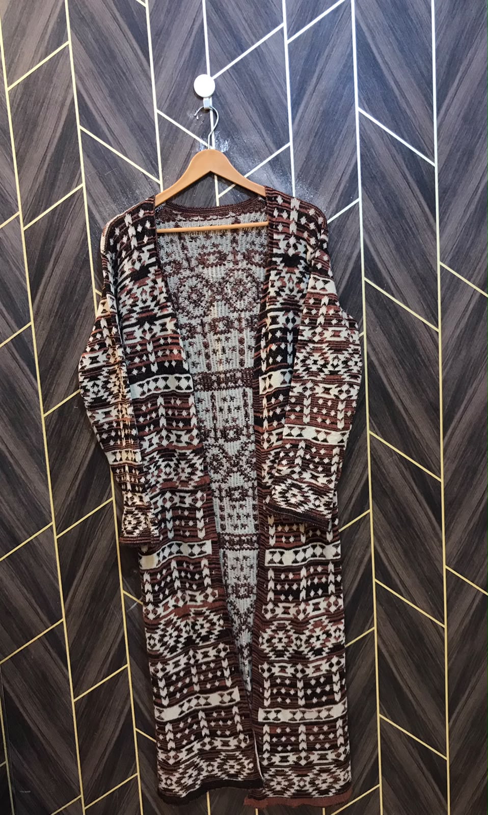 Women Wool Cardigan Sweater Large | Size | Chest 20 | Length 50