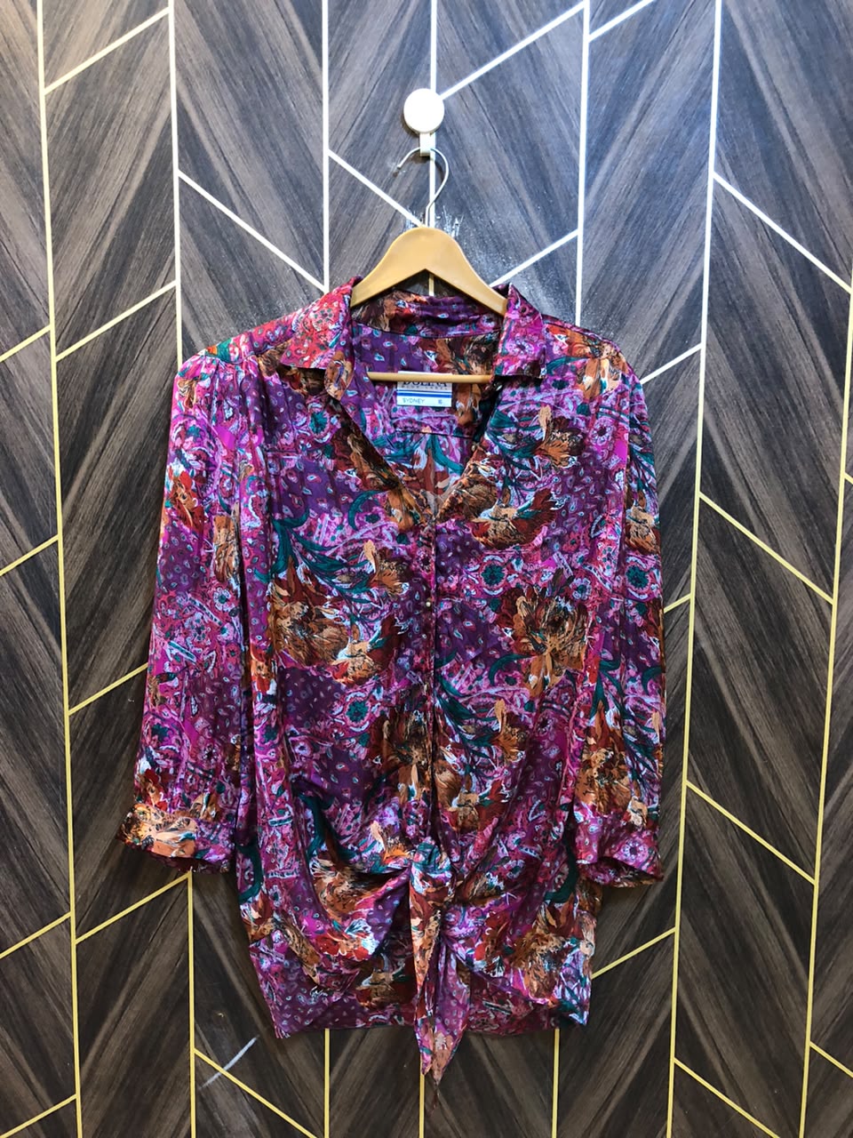 Western Top Silk – 2XL Size (Chest: 24, Length: 31)
