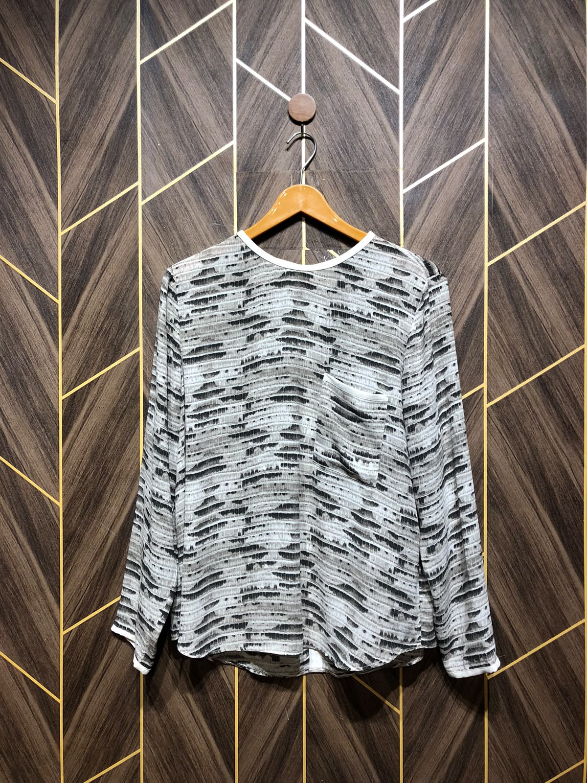 Western Top Chiffon – Large Size (Chest: 21 , Length: 26  )