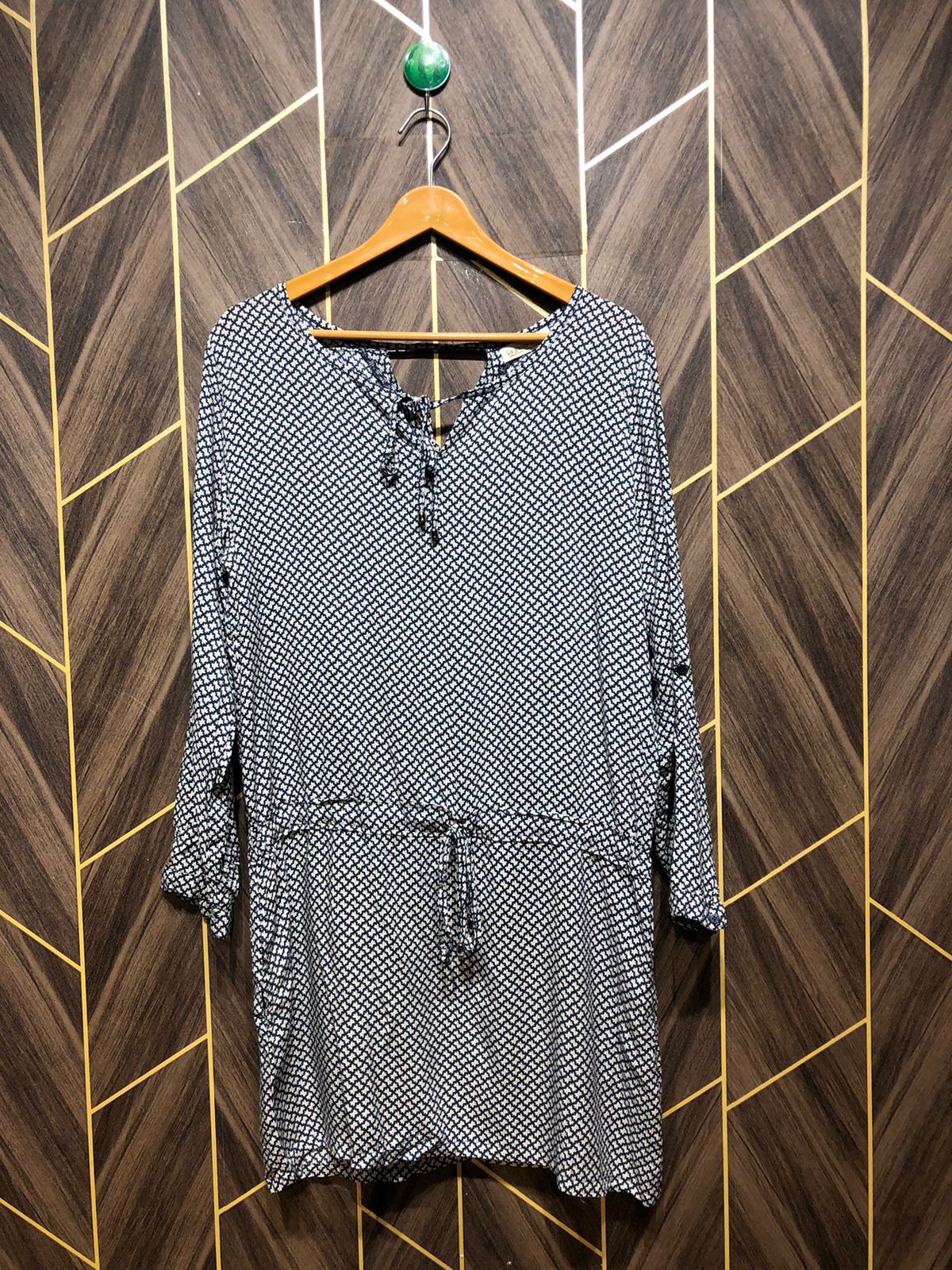 Women Long Shirt Linen X Large | Chest 21 | Length 35
