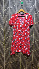 Mini Dress Chiffon Small Size Chest 18 Length 35