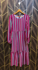 Western Long Maxi Chiffon Medium | Size | Chest 19 | Length 48