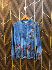 Western Top Silk – Large Size (Chest: 20, Length: 26 )