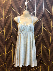 Mini Dress Silk Medium Size Chest 19 Length 34