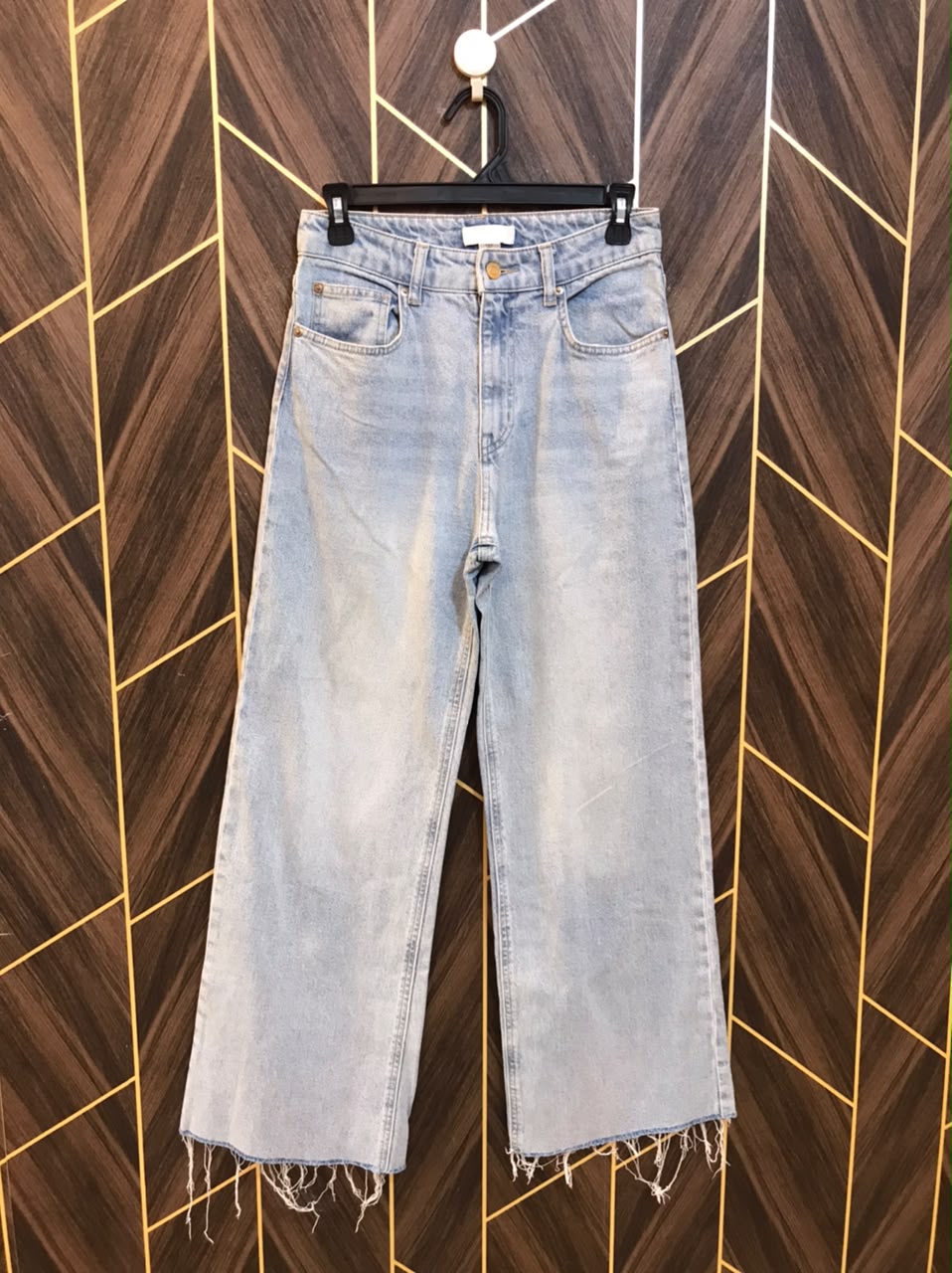 Women High Waist Wide Leg Jeans Small | Waist 28 | Length 40