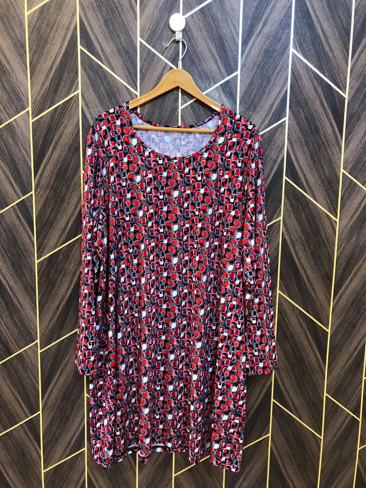 Women Long Shirt Jersey 4XL | Chest 27 | Length 39