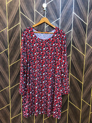 Women Long Shirt Jersey 4XL | Chest 27 | Length 39