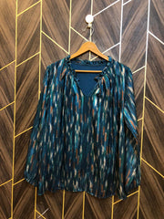 Western Top Chiffon – Large Size (Chest: 21  , Length: 27 )