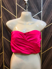 Trendy Silk CropTop Size Small