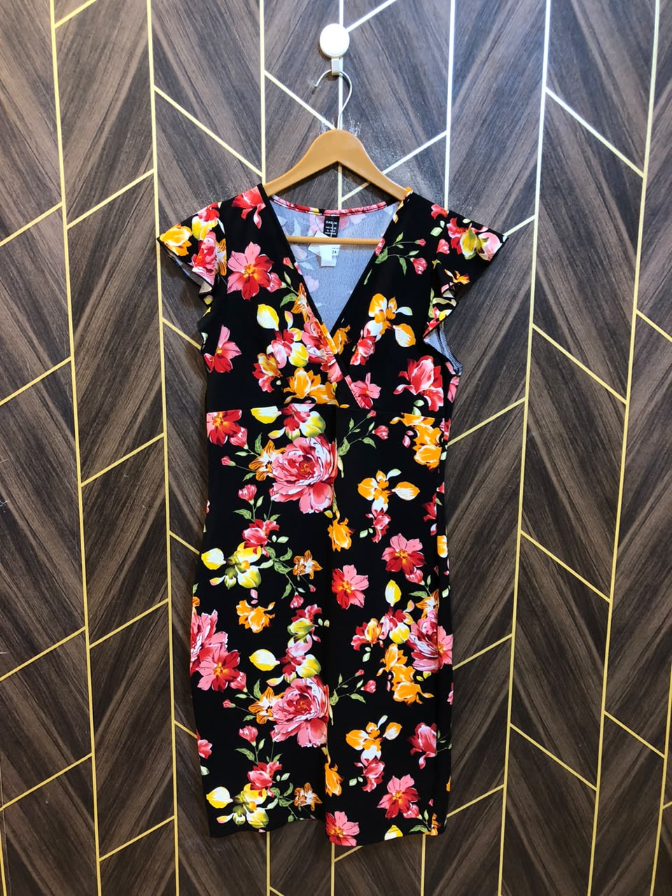 Mini Dress Jersey Small Size Chest 18 Length 39
