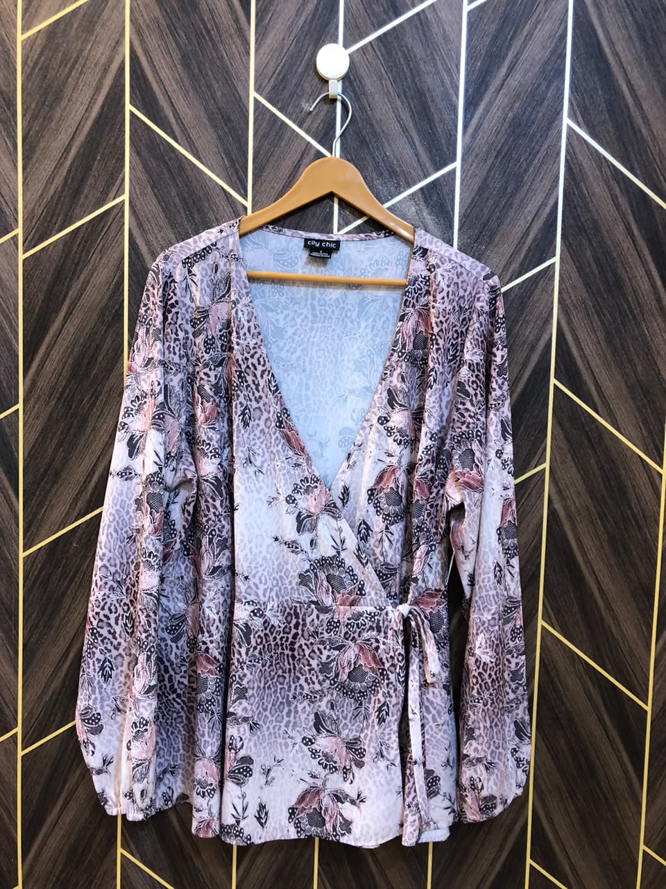 Western Top Chiffon – Large Size (Chest: 21  , Length: 29 )