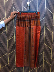 Women Silk Cord Set | Shirt Chest 19 | Shirt Length 38 | Skirt Waist 30 | Skirt Length 38