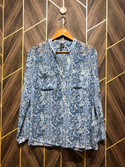 Western Top Chiffon (See Through) – X-Small Size (Chest: 17, Length: 26 )