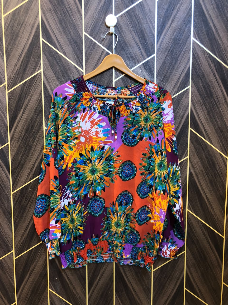 Western Top Chiffon – Large Size (Chest: 21 , Length: 27 )