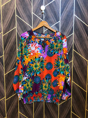 Western Top Chiffon – Large Size (Chest: 21 , Length: 27 )