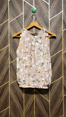 Western Top see through Chiffon – Small Size (Chest: 19 , Length: 22 )