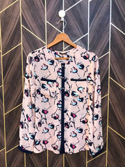 Western Top Chiffon (See Through) – Large Size (Chest: 20, Length: 25 )