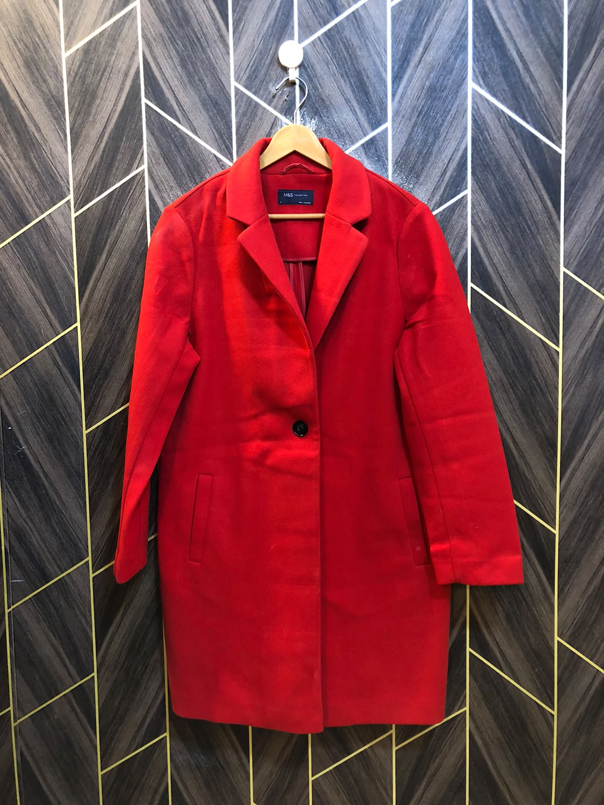 Women Wool Coat Large | Size | Chest 20 | Length 35