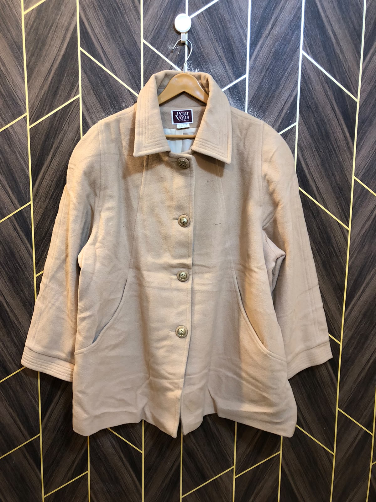 Women Wool Coat 4XL | Size | Chest 26 | Length 32