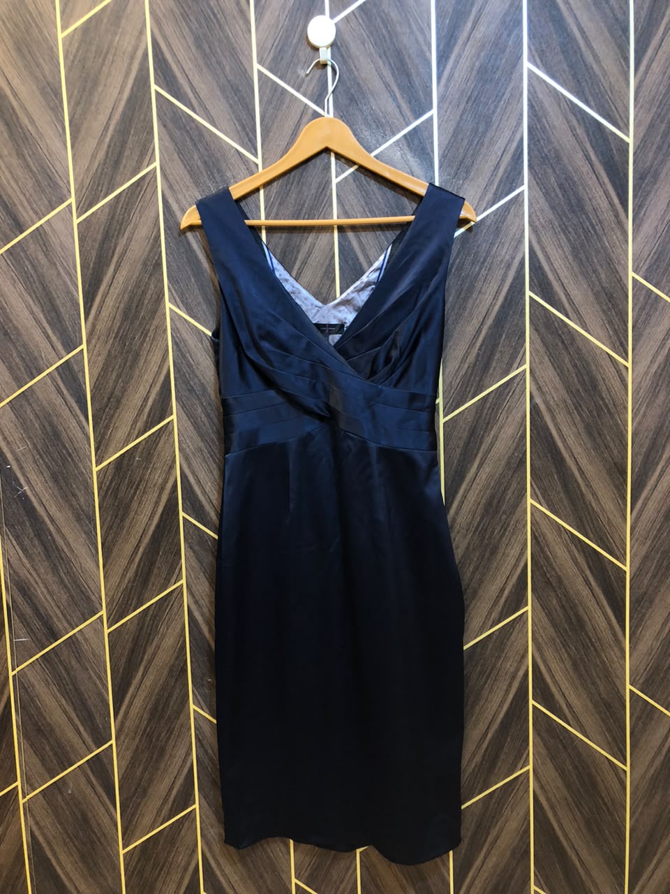 Western straight  dress mini dress Silk Small | Size | Chest 18 | Length 40