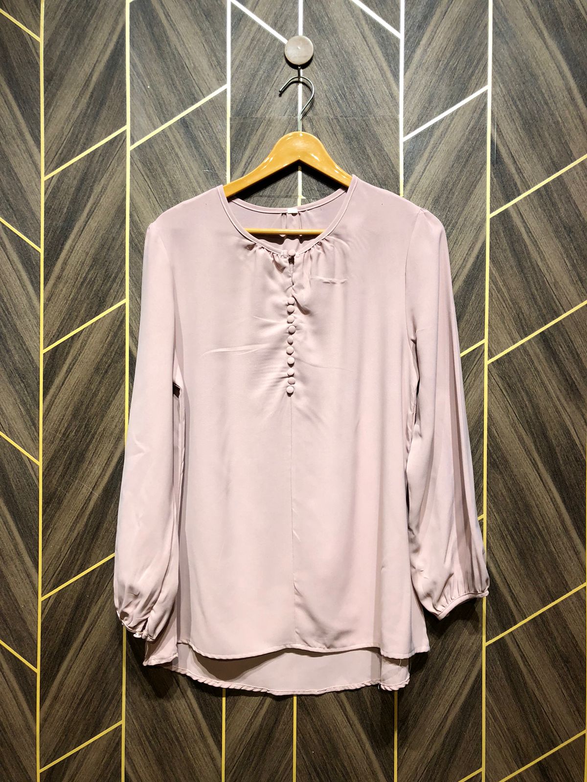 Western Top Chiffon – Large Size (Chest: 20, Length: 29  )