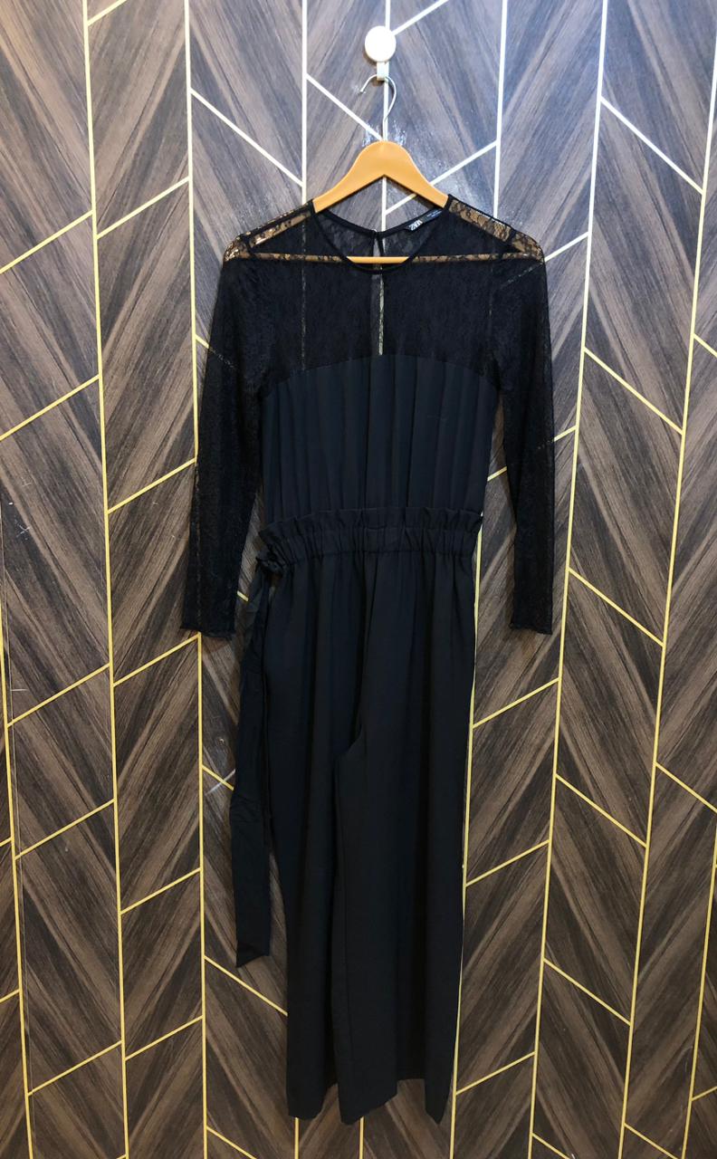 Western  jump suite Chiffon Small | Size | Chest 18 | Length 53