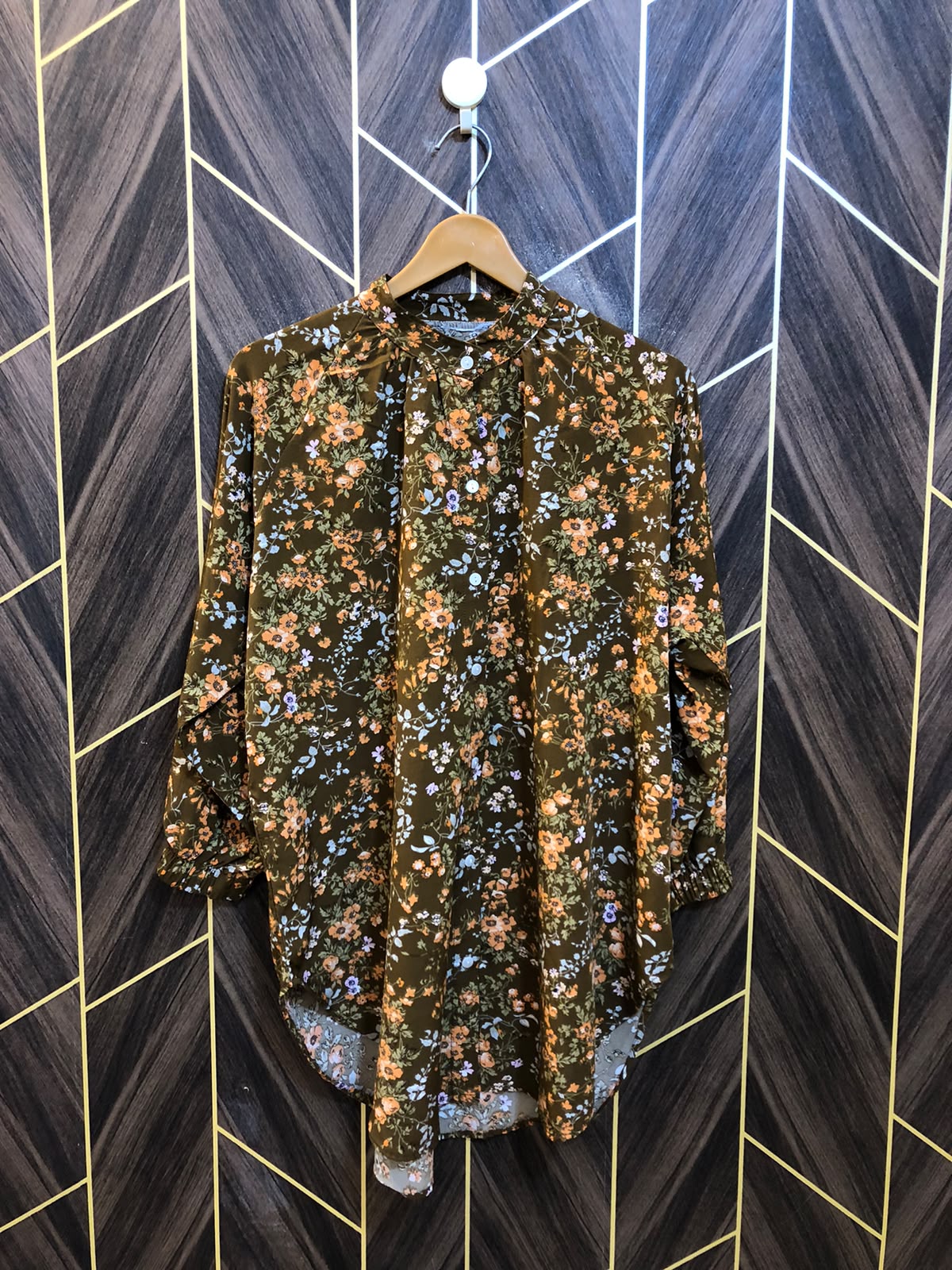 Western Top Chiffon – 1XL Size (Chest: 23, Length: 33 )