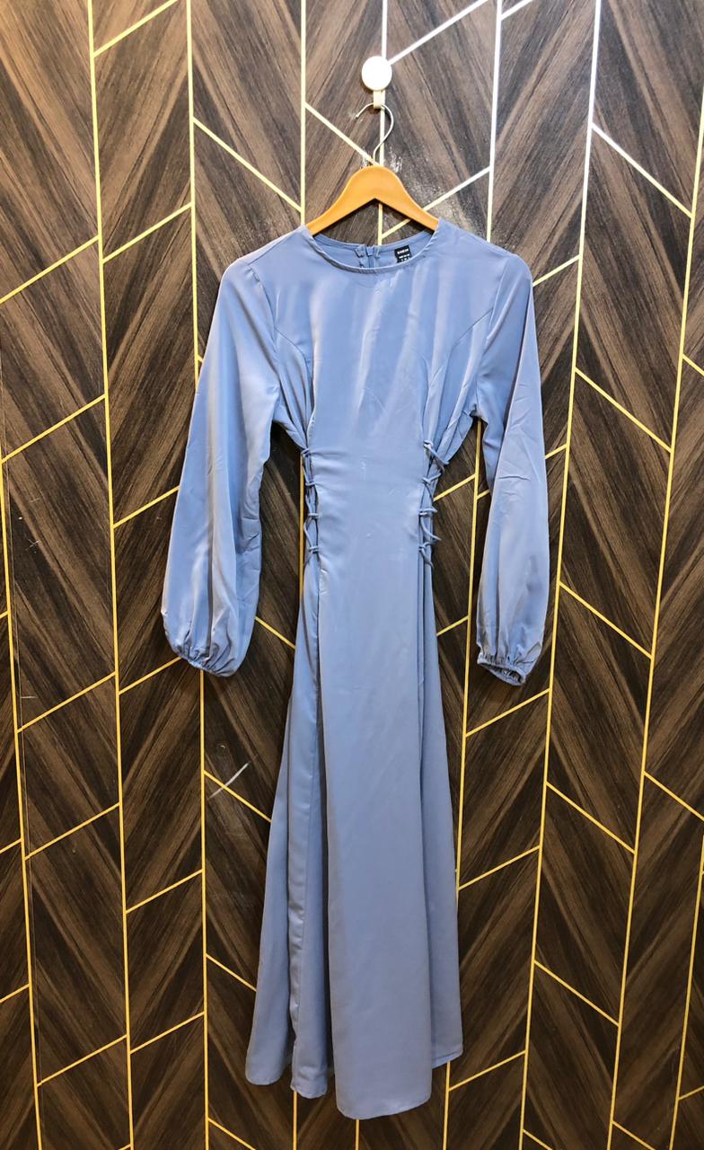 Western Long Maxi Silk Small | Size | Chest 18 | Length 52