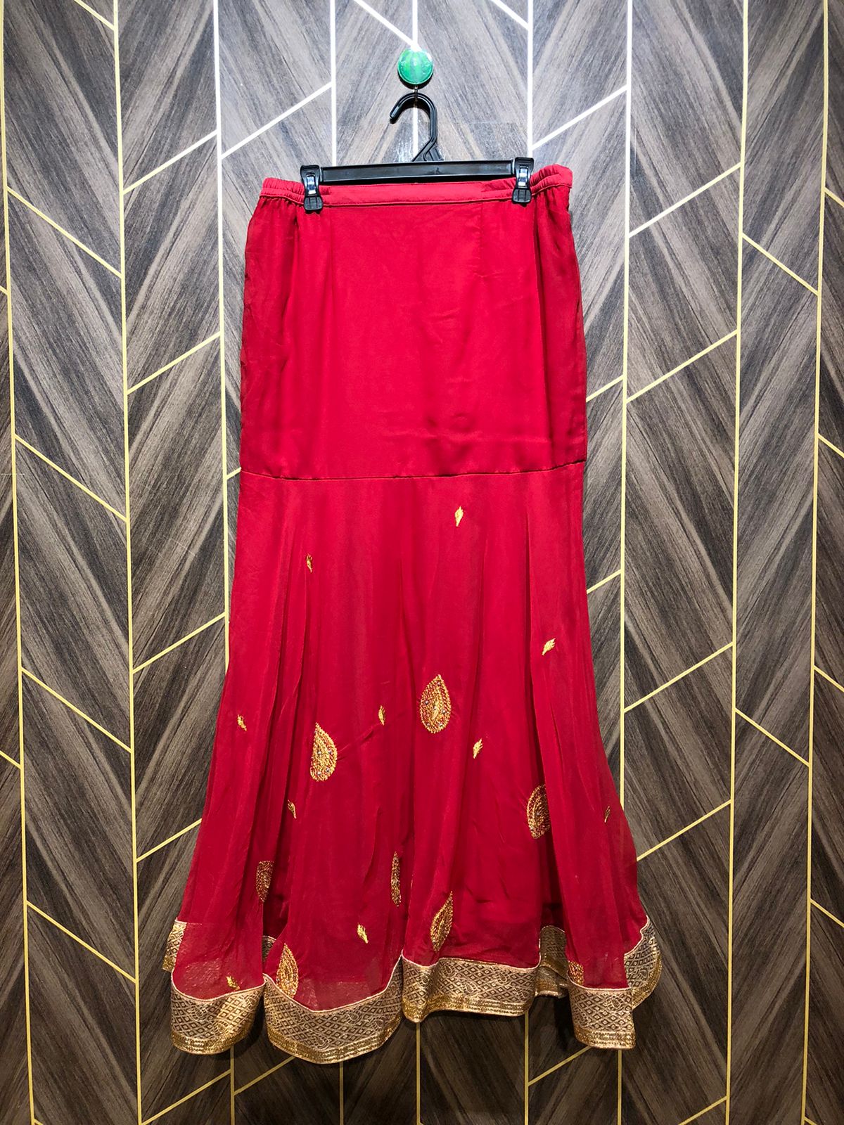 Western Chiffon Skirts Medium Large | Size Waist 32 to 34  | Length 41