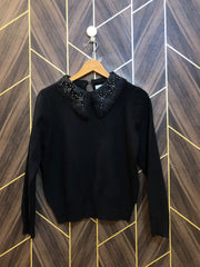 Women Crop Sweater Small | Size | Chest 18 | Length 22