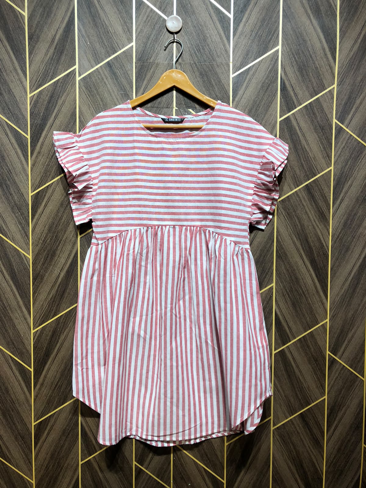 Mini Dress Cotton Medium Size Chest 19 Length 36