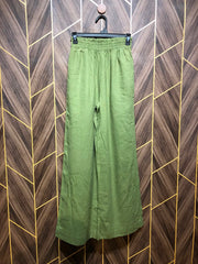women Plazo linen waist 24 to 26  length 42
