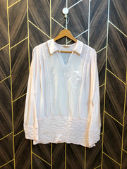 Women top silk baggy medium length 29